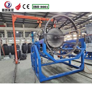 Cheap Automatic Low Noise Rock And Roll Rotomoulding Machines With Delta PLC Control for sale