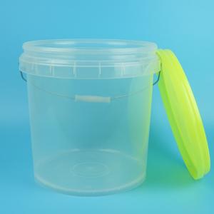 High Transparent Food Grade Square Plastic Bucket 10L 5L