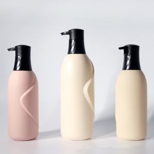 Recyclable Body Lotion Pump Bottle HDPE 500ml Soap Dispenser Bottle With Custom