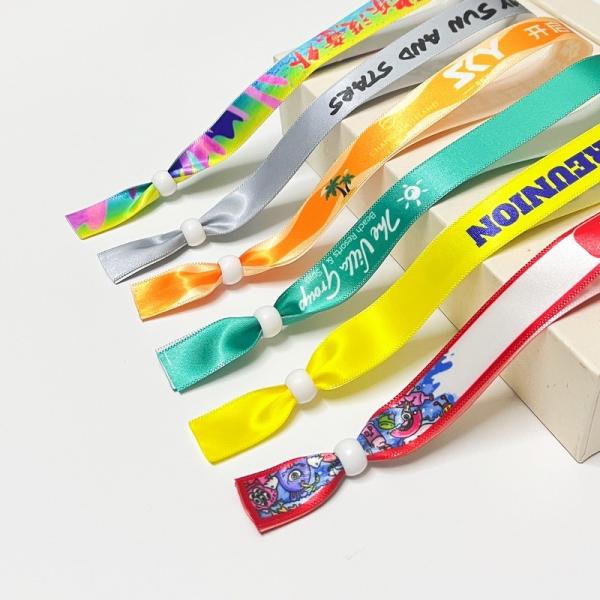 Woven Cloth Fabric Wristbands For Concert Promotion Events Rromotional Gift