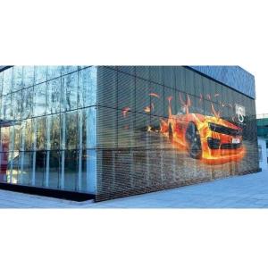 Cheap Full Color Transparent LED Screen Glass Window LED Display With P3.9*7.8 Pixel Pitch for sale