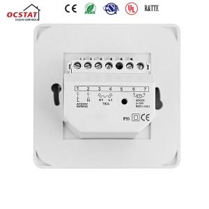 ABS Material Underfloor Heating Room Thermostat ， Wireless Programmable Room