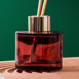 Reusable Home Decoration Glass Colored 100ml Diffuser Glass Bottle Machine Blown