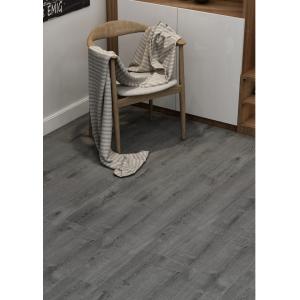 Fireproof 4mm Stone Polymer Composite Flooring European Black Oak GKBM SY-W1010