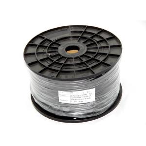 VR90P Solid PE Fig 8 Shotgun Combo Video Wire, Siamese Coax Cable For CCTV