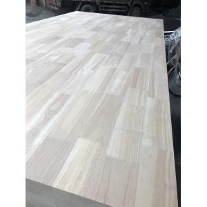 Clean and Finished Rubber Wood Finger Joint Board with High Density of 730-830kg
