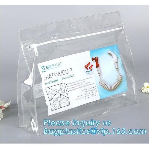 Quality A5 size clear plastic PP PVC document file bag with zip lock,PVC bag zippered PVC mesh bag EVA document file bag bagease wholesale