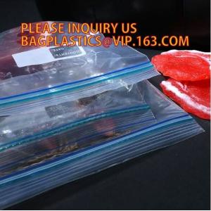 Resealable LDPE Food Grade Double Zipper Seal Bag for Packing Sandwich, Gravure