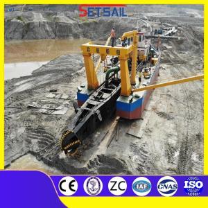 Cheap Cutter Suction Dredger Diesel Set Sail Mute Sand Mining Equipment Samples US 100000/Piece for sale