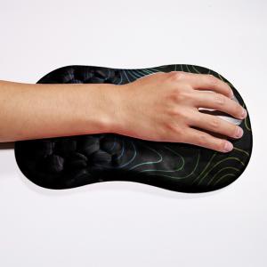 Household Custom Ergonomic Mouse Pad With Wrist Support For CMYK Sublimation