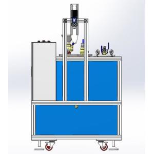 Vertical Installation Volumetric Two Part Epoxy Dispense Machine Customers