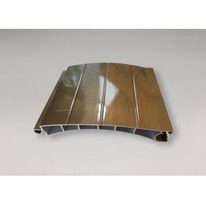 China Antirust Champagne Electrophoresis Aluminium Channel Profiles 6061 6063 Alloy on sale