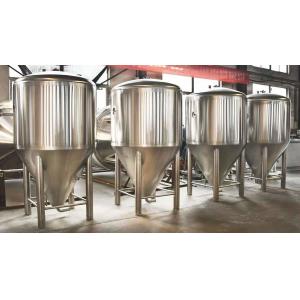 China Pressure Jacket Vessel Conical Cooling Beer Fermentation Tank on sale