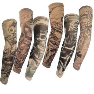 92% nylon material customized design seamless tattoo arm sleeves