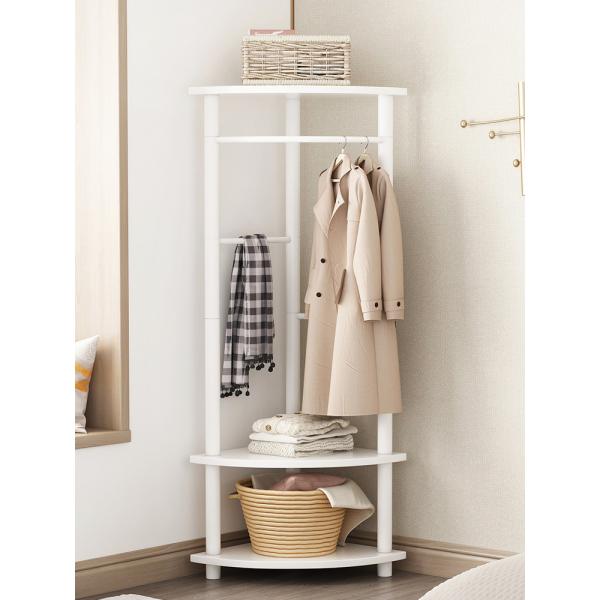 Quality Space Saving Corner Freestanding Coat & Hat Racks With Shoe Rack wholesale