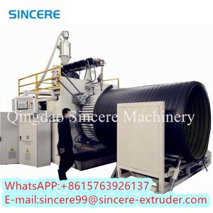 Customisable HDPE Spiral Winding Pipe Extrusion Line 300-800 800-3000 1600