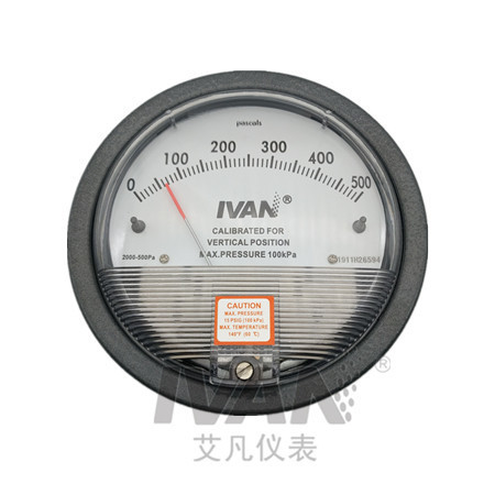 Customized OEM Support Analog Differential Pressure Gauges for HVAC Systems and