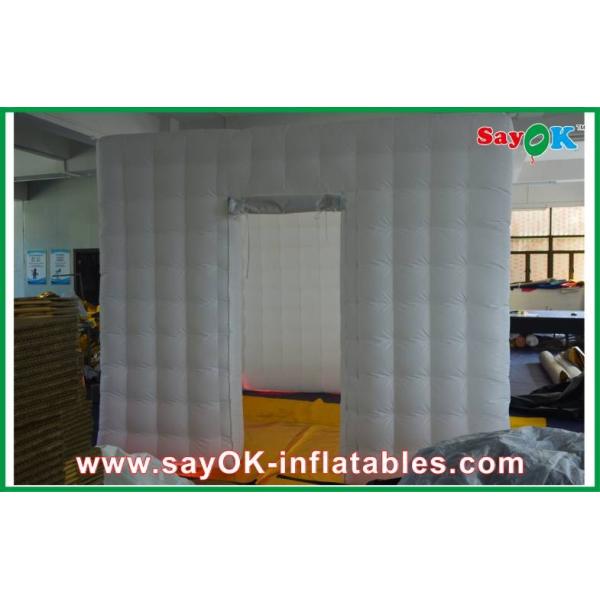 Inflatable Led Light Exhibition One Front Door Blow Up Photo Booth Inflatable