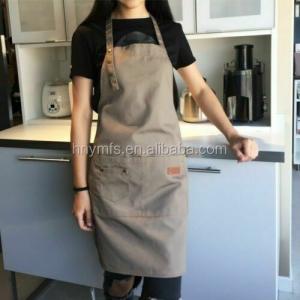 Polycotton TC Fabric Apron Adjustable Tie With Button 2 Pocket Hotel & Bar Chef