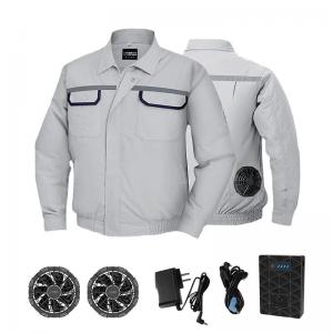 China 5V Power Bank Long Sleeve Cooling Shirt With Fan Air Conditioning Coat on sale