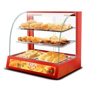 Stainless Steel Commercial Food Display Warmer in with 3 Layers and Easy