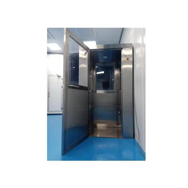 Quality High Velocity Customized L Type Air Shower Tunnel Room With Automatic Swing Door 50Hz Frequency wholesale