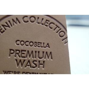 China Durable Embossed Leather Patches / Custom Logo Patches For Jeans，Bags，Clothes on sale