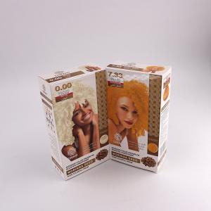350gsm White Board hair packaging box Customized Size