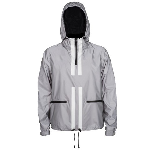 Quality Safety Light Men'S 3m Reflective Jacket Fashion Zipper Up With Deep Pockets wholesale