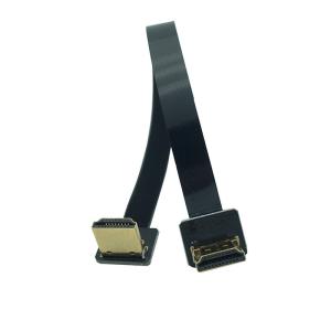 90 Degree Down Angled HDMI Ribbon Cable A Male To Male For FPV Gimbal