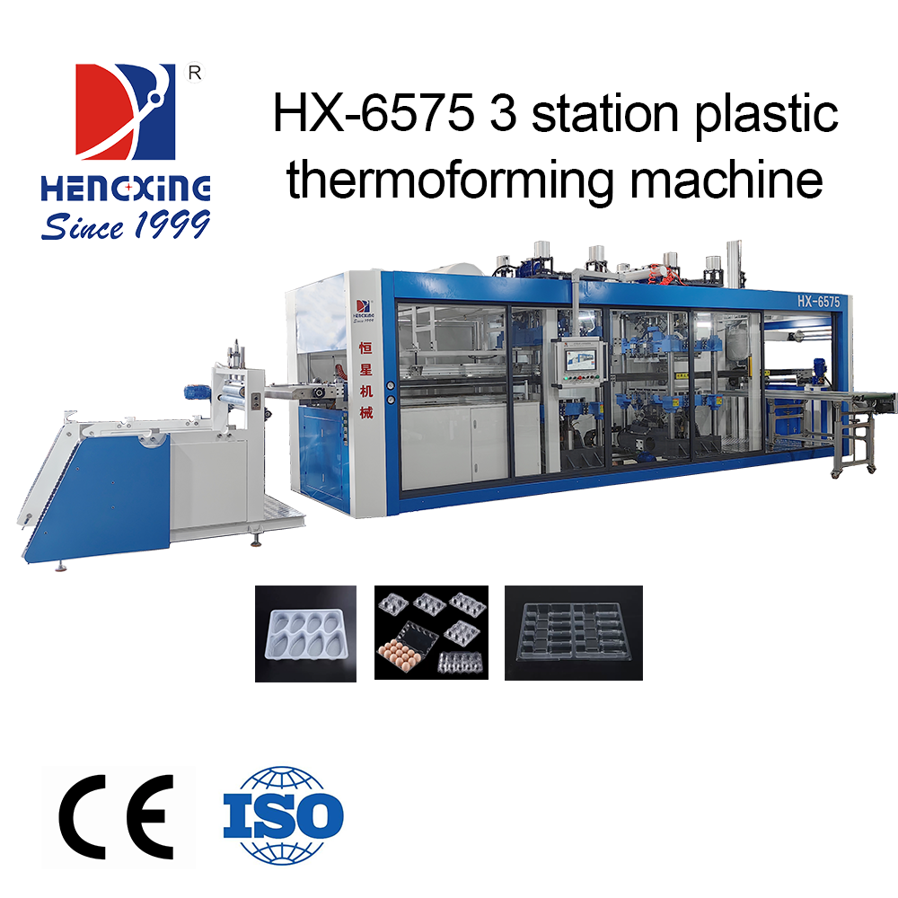 China Large Pressure Thermoforming Machine with 11500 X 3310 X 3220mm Size and 650*750mm Max Forming Area for High Efficiency on sale
