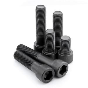 Hebei Fastener Carbon Steel 4.8 8.8 10.9 12.9 Class Black DIN912 Hex Socket Bolt