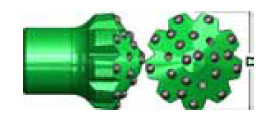 Cheap Reaming Drill Bit 6° Dia 64 76 89mm with Pilot Adapter 6° Dia 26mm Drifting Tunneling for sale