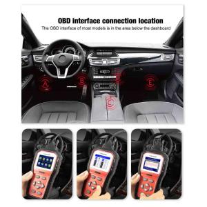 2.8" LCD KW860 Konnwei Car Diagnostic Scanner OBD2 EOBD Protocol