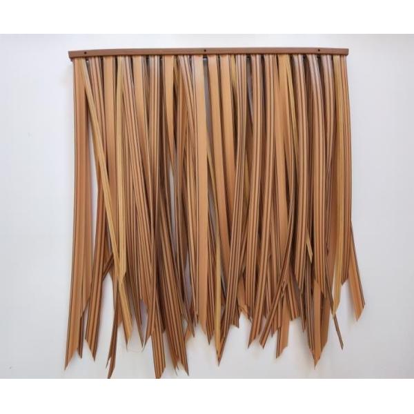 Quality Customized Grey Synthetic Thatch Roof Design for Garden/Seaside Bars and Customized wholesale