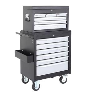Heavy Duty 6 Drawer top chest & 6 Drawer portable tool chest roller cabinet