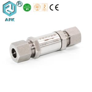 Laboratory Air Compressor Check Valve 3000Psi Max Working Temperature 204℃