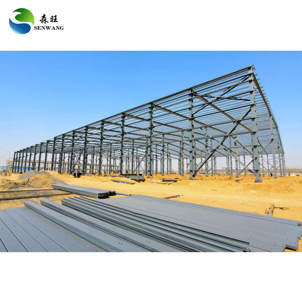 China High Intensity H Section Frame Steel Structure Warehouse for 50 Years Durability and Resilient Design on sale