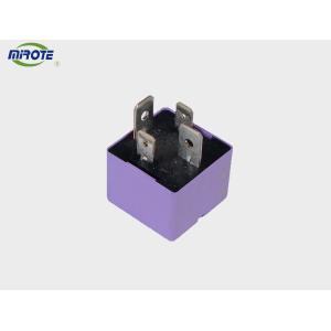 Purple cover 80 amp car relay, 24 volt relay 4 pin metal plate high power