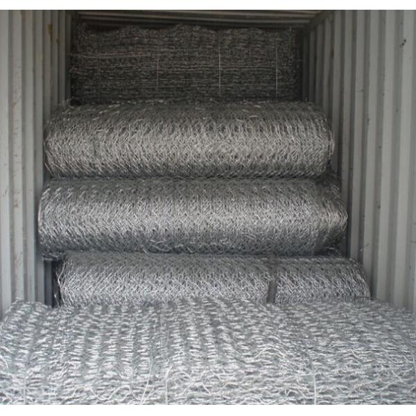 3x1x0.5m Hexagonal PVC Coated Gabion /Gabions Box Price16.28$/PC for philippines