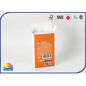 CMYK Printed Assembled Foldable Paper Boxes Shampoo Cream Packaging