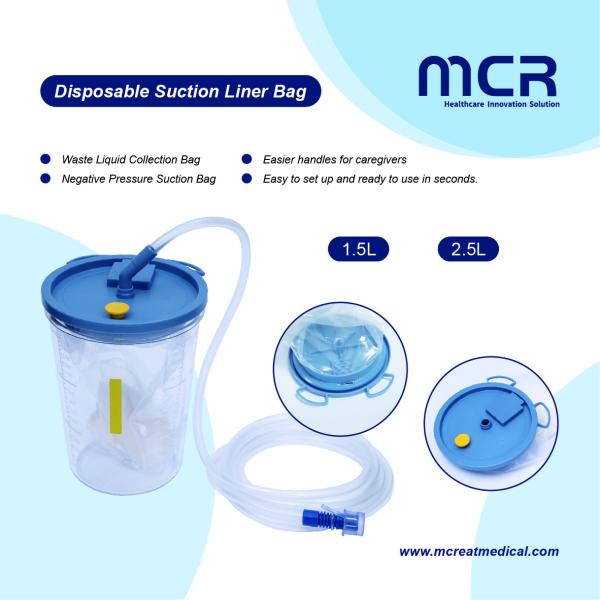 Quality Disposable Suction Liner Bag and Canister With Solidifier wholesale