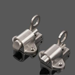 Hardware Spring Latch Lock Stainless Steel Security Pull Ring Bounce Bolt For