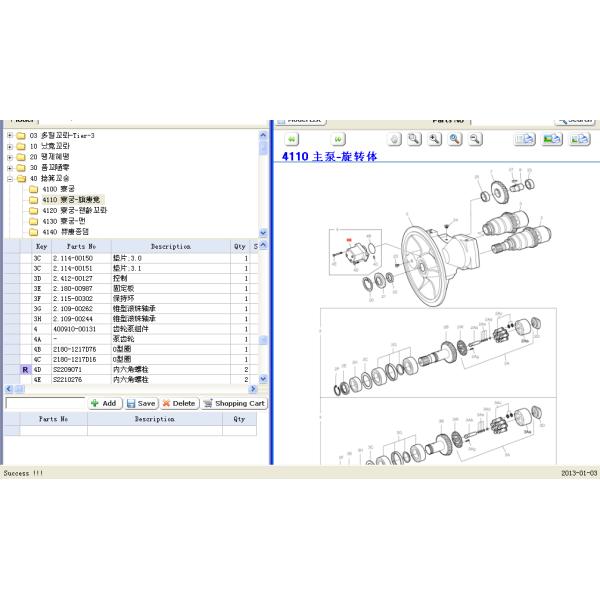 Double Type Hydraulic Gear Pump For HPV145 HPV145C ZAX350 ZX350