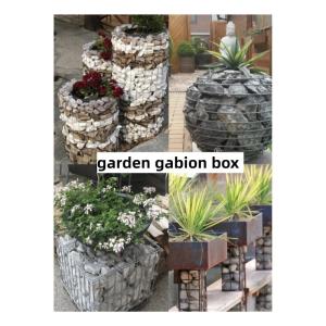 Galvanized Garden Decorative Wall Gabion Fence and Welded Gabion Box Basket for