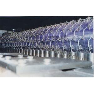 Double Twist 4*1m 88*122mm Gabion Mesh Machine 3.2mm Galvanized Wire 195m/h Mesh