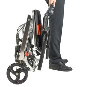 Attendant Lightweight Manual Wheelchair With Foldable Backrest