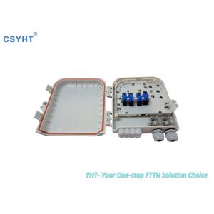2x8 PLC IP65 Ftth Fiber Optic Termination Box With Lock