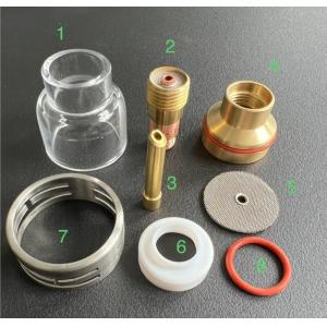 Better Gas Coverage Guaranteed with TIG Accessories Champagne Clear Nozzle Kit