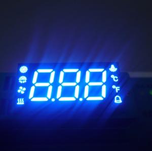 Cheap Custom 7 Segment LED Display For Temperature Humidity Defrost Compressor Fan Status Indicator for sale